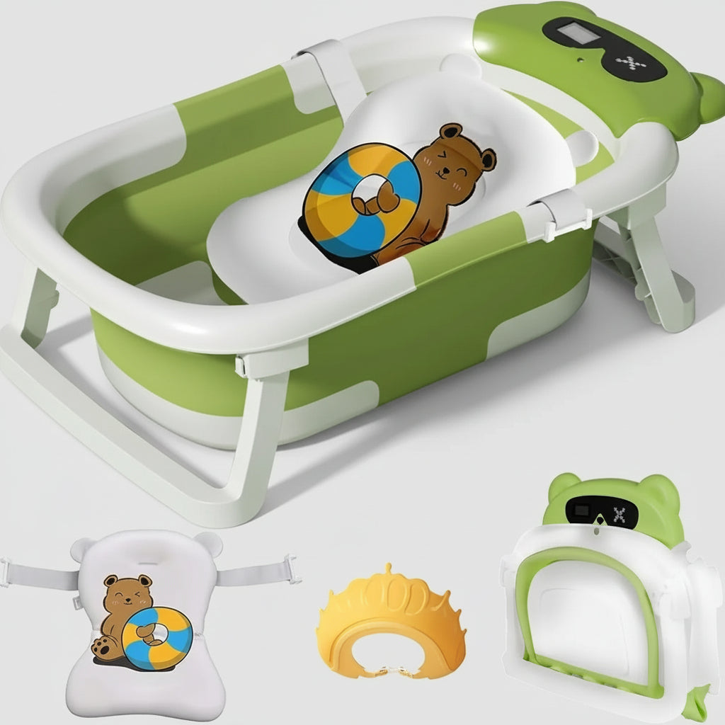 Baignoire bébé sur pied vert