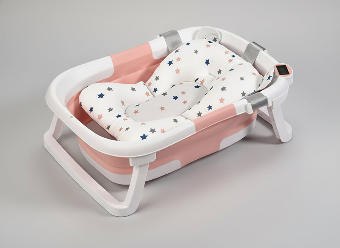 Baignoire pliable bébé couleur rose