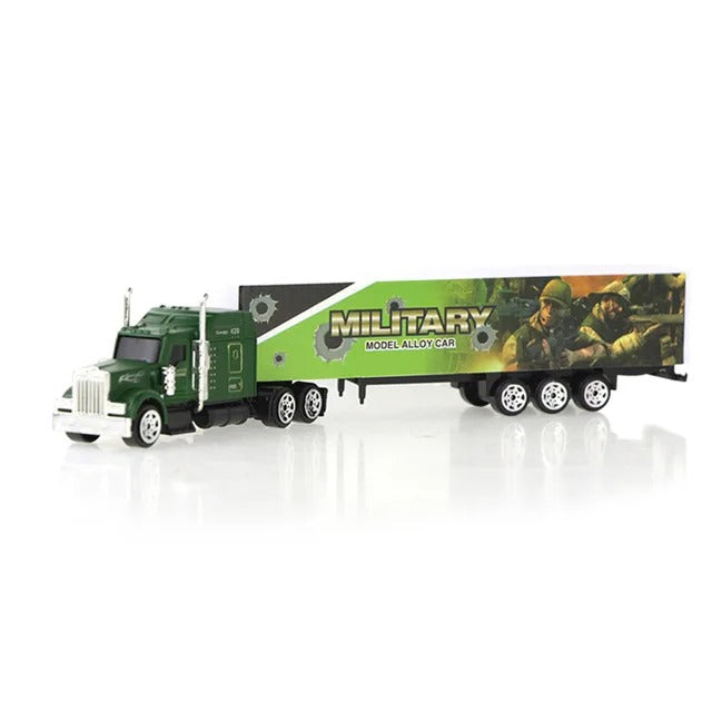 Camion jouet militaire transporteur enfant