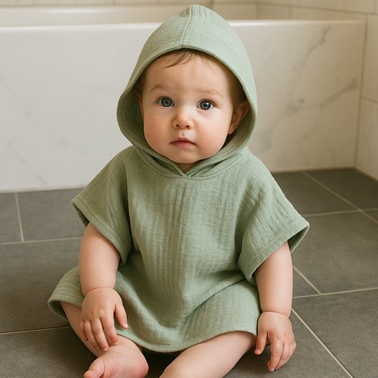 cape-de-bain-bebe-verte-sur-bebe