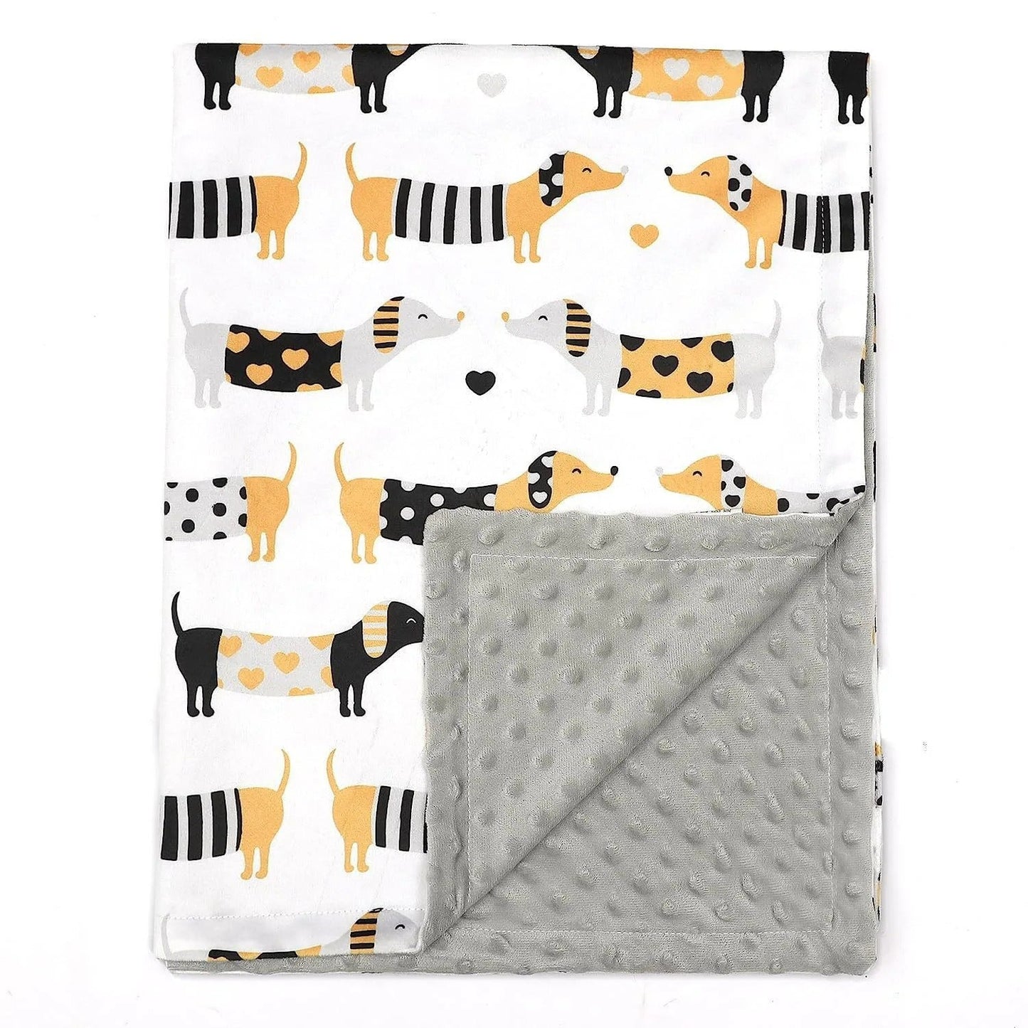 couverture bebe animaux doux et mignons motif chien