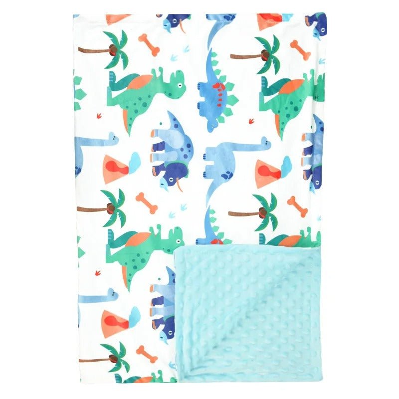 couverture bebe animaux doux et mignons dinosaures