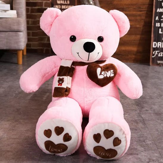 doudou enfant grand calin rose