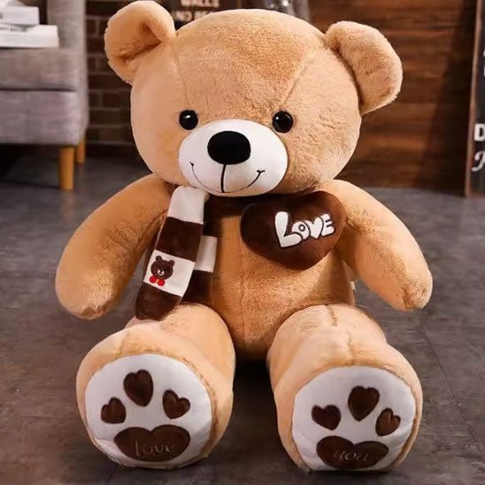 doudou enfant grand calin beige