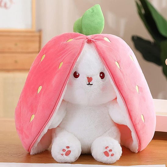 Doudou Lapin lapinounet rose fraise