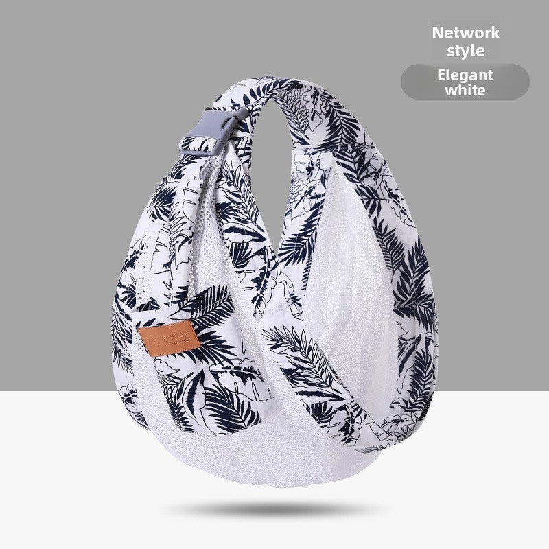 echarpe porte bebe nid doux blanc elegance