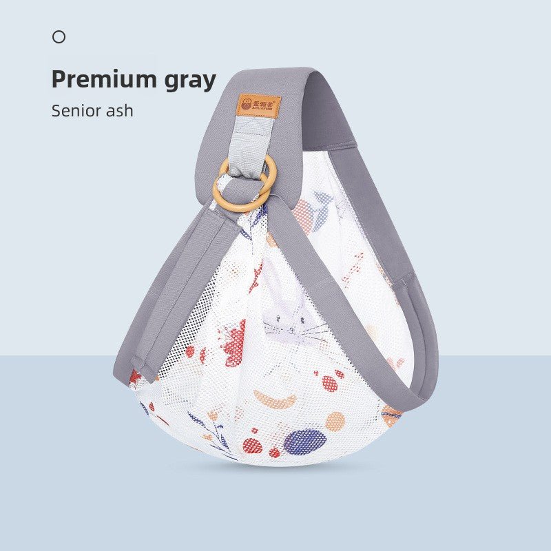echarpe porte bebe nid doux cendre gris