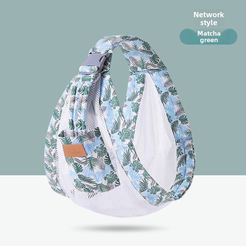 echarpe porte bebe nid doux vert matcha clair