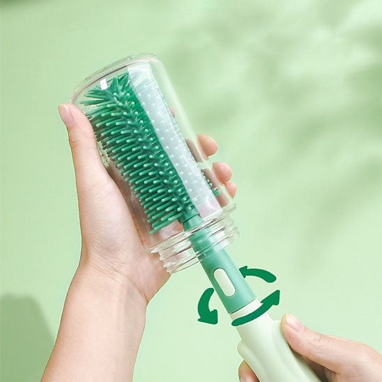 goupillon biberon vert