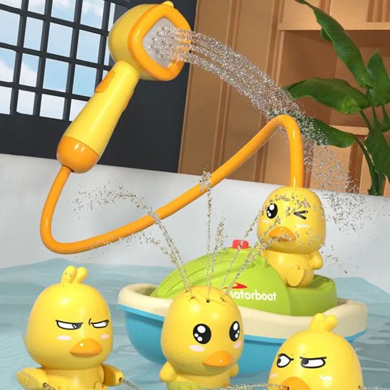 jouet baignoire pour bebe le canard dans le bain
