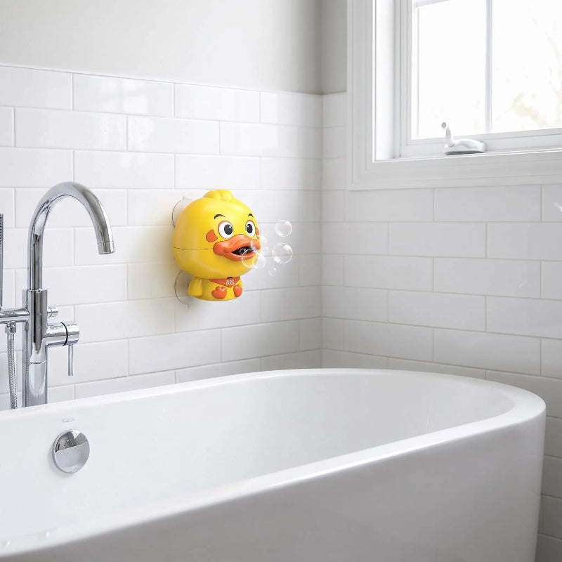jouet bain bébé canard eau fixation