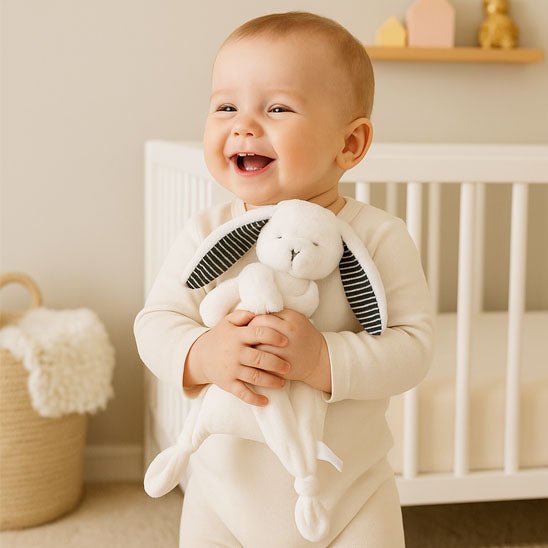 lapin doudou gros calin bebe