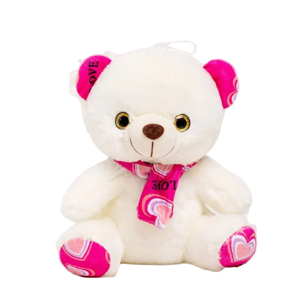 ours en peluche ultra doux rose
