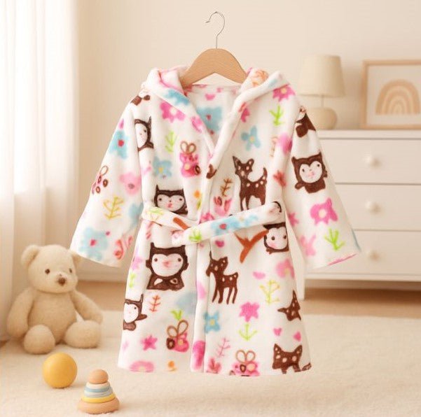 peignoir enfant animaux