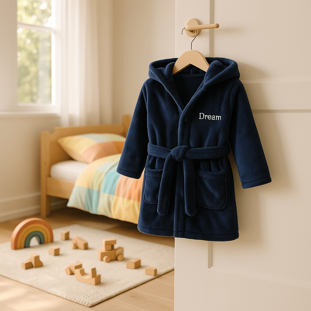 peignoir enfant reve bleu