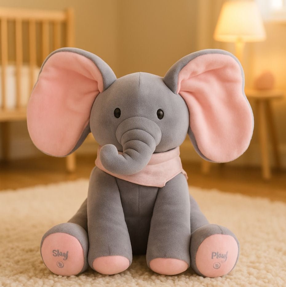 Peluche éléphant douce et gracieuse pour bébé - Univers Peluche