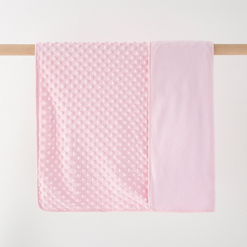 Plaid pour bébé polaire rose