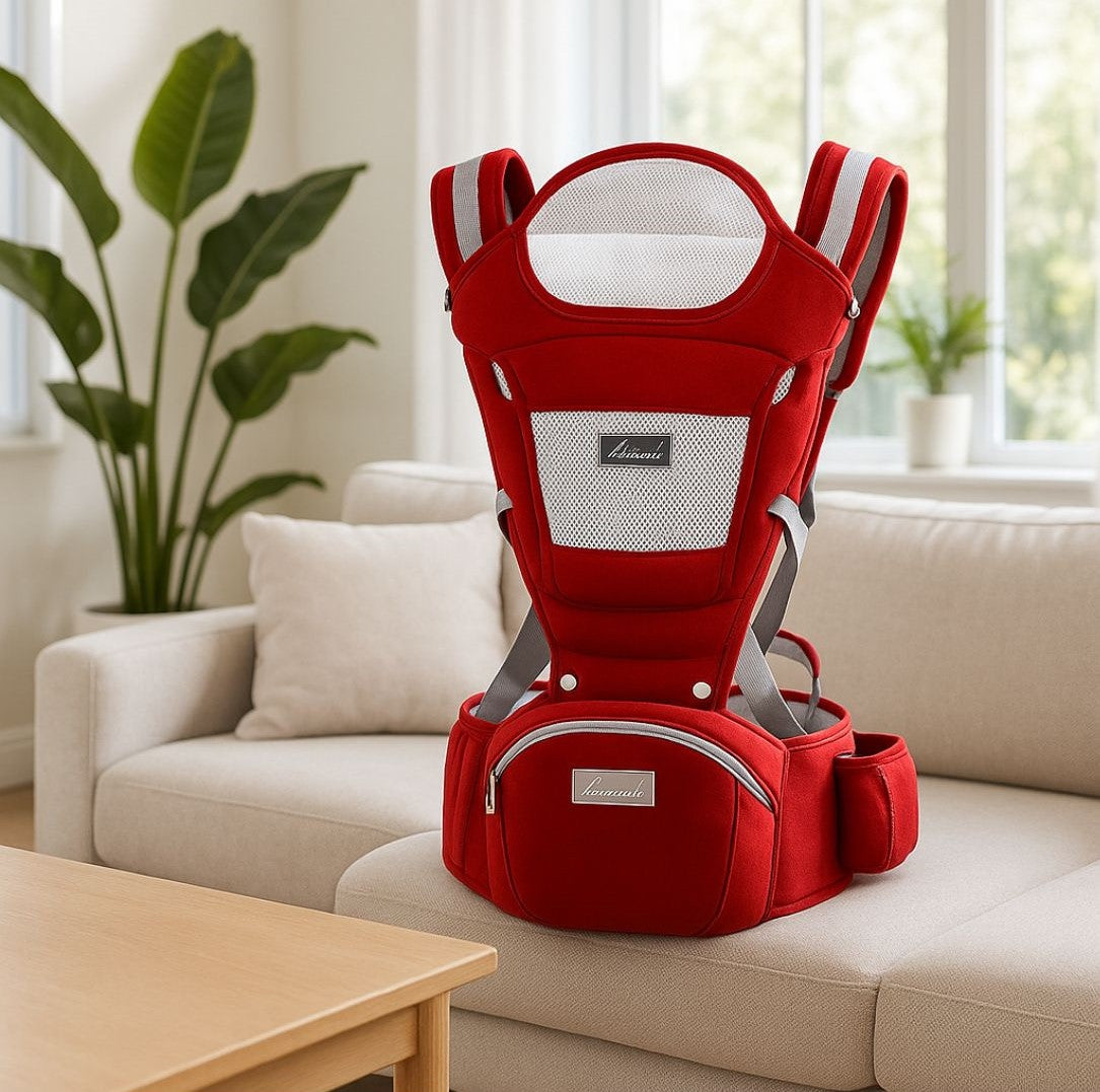 porte bébé rouge