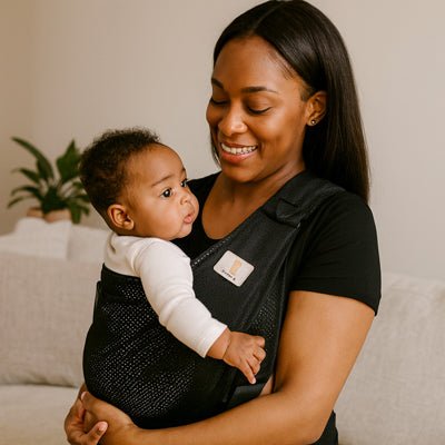 porte echarpe bebe coeur a coeur noir