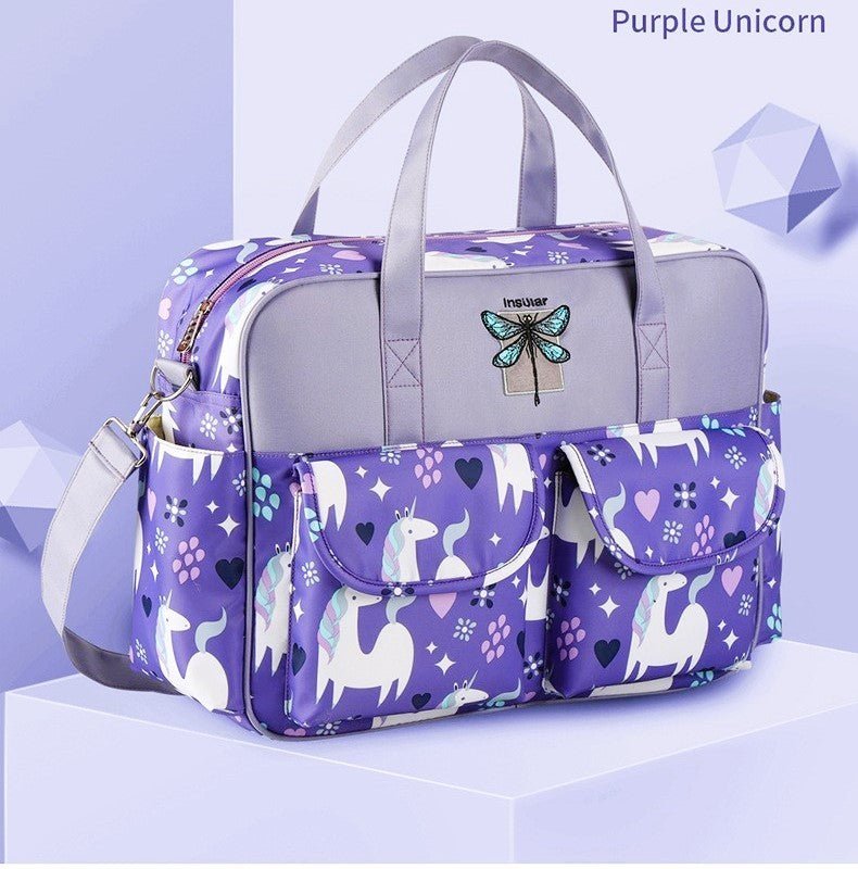 sac a bandouliere elegancia violet et blanc