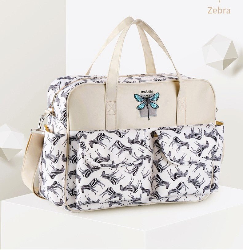 sac a bandouliere elegancia zébré noir blanc