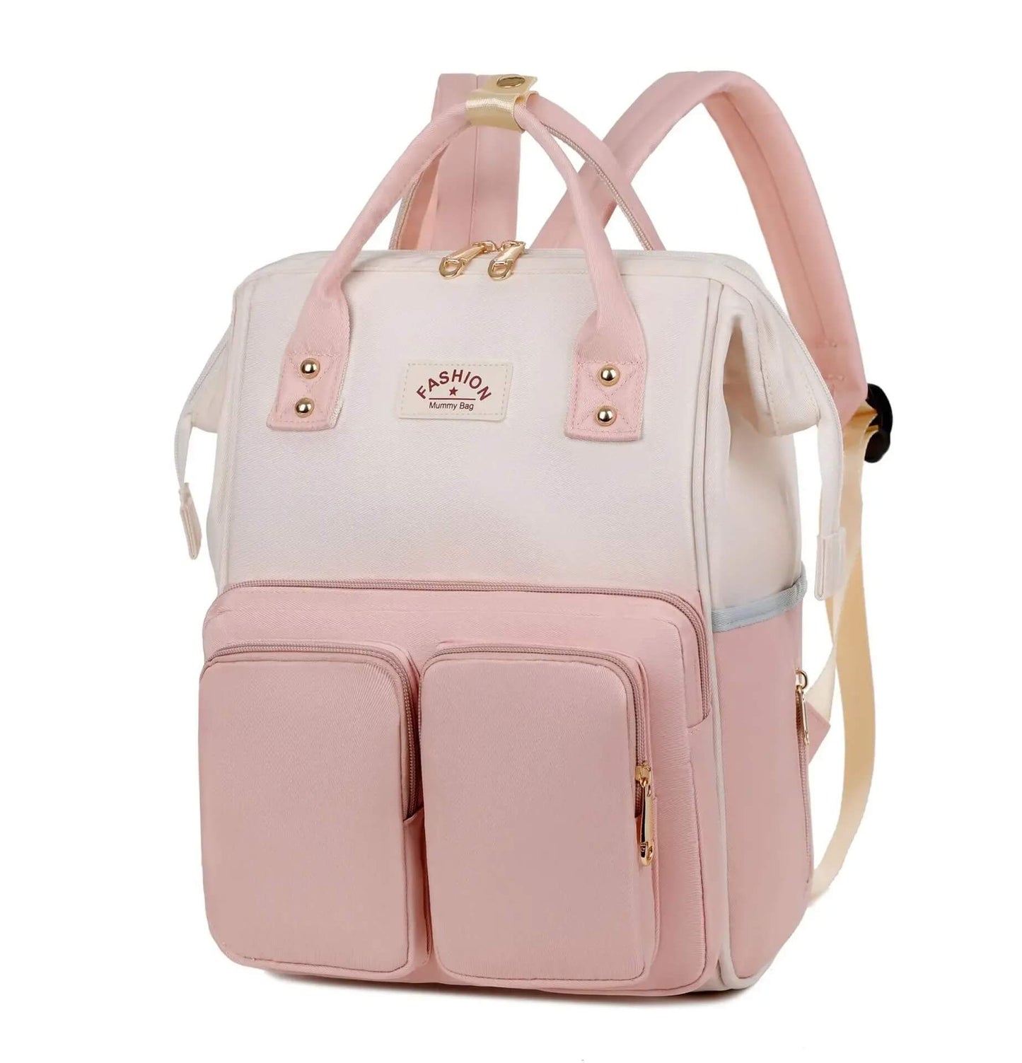 sac a langer rose et blanc image