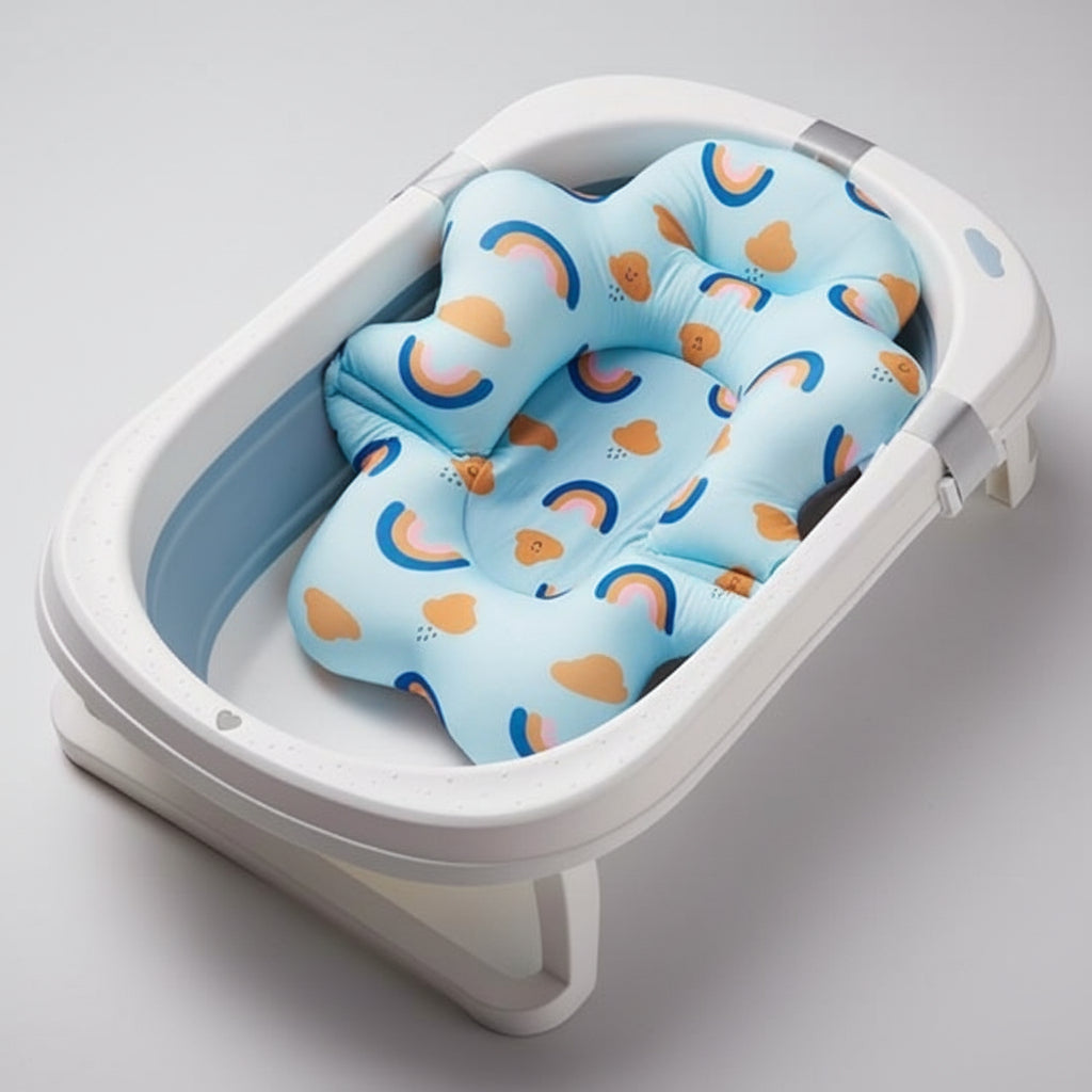 Siege de bebe pour le bain bleu