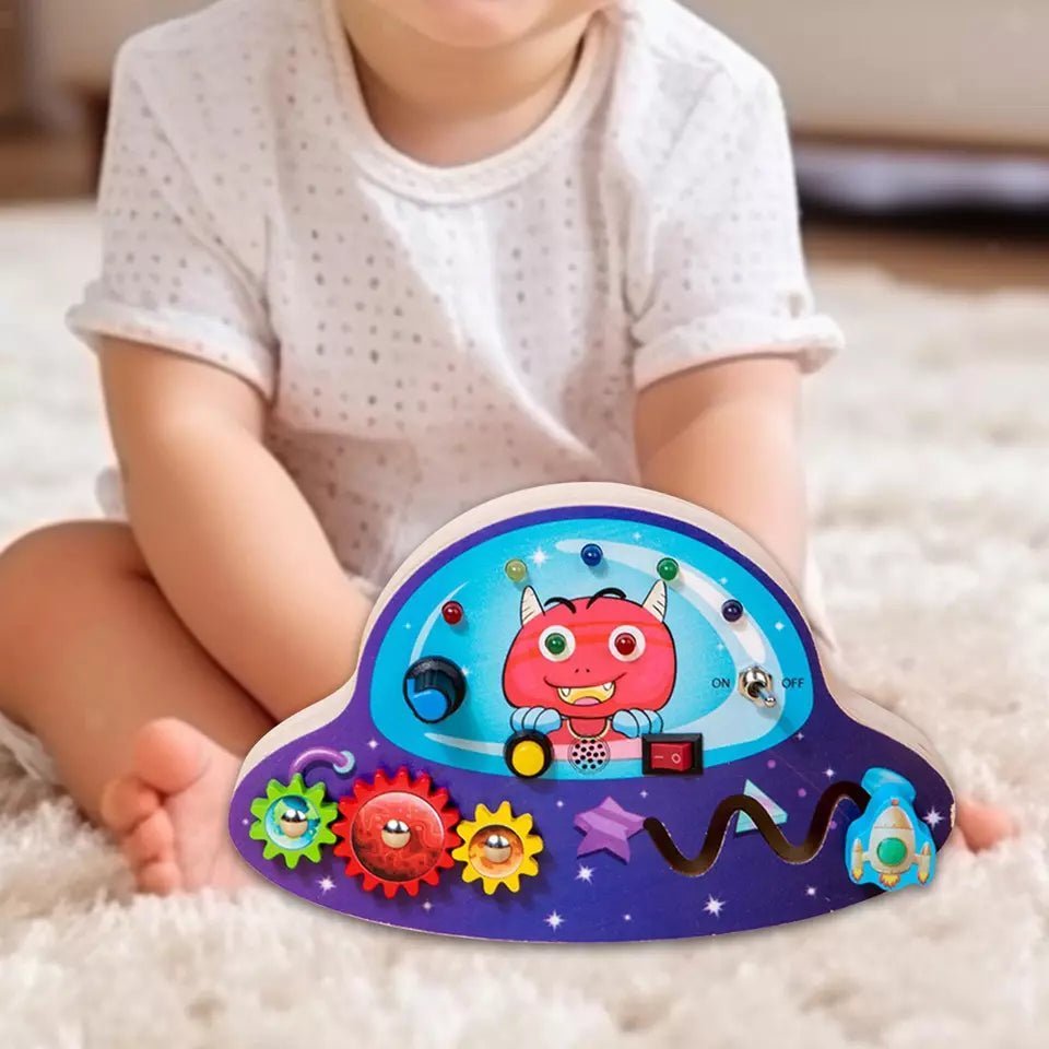 Tableau Montessori - BusyBoardCircuit™ - OVNI - Joujoux Bebe