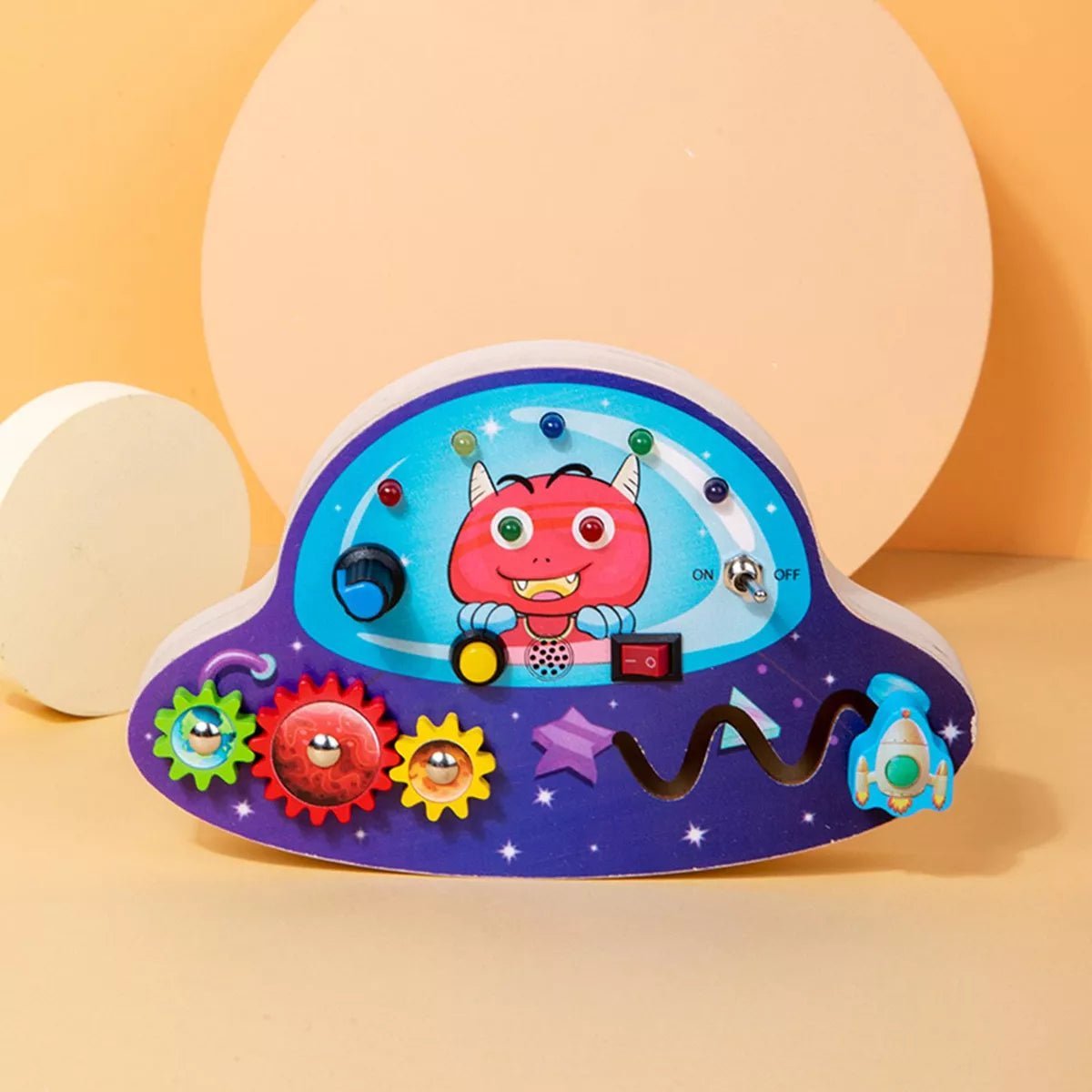 Tableau Montessori - BusyBoardCircuit™ - OVNI - Joujoux Bebe