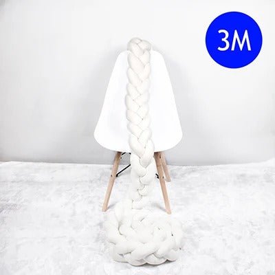 tresse de lit bebe blanche 3 metre