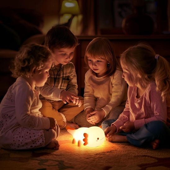veilleuse bebe axolotl et enfants