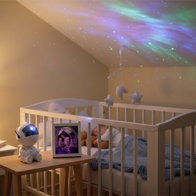 veilleuse projection astronaute fait de la lumière