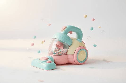 aspirateur bébé rose et bleu
