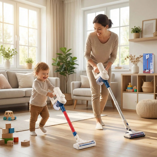 jeux imitation enfant aspirateur maman fille