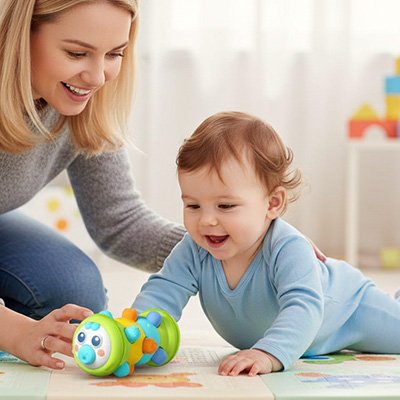 jouet bébé 1 an avec maman 