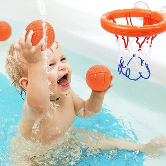 jouet de bain bébé dans la baignoire