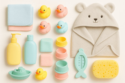Bain Bébé – Accessoires Doux et Sécurisés pour le Bain