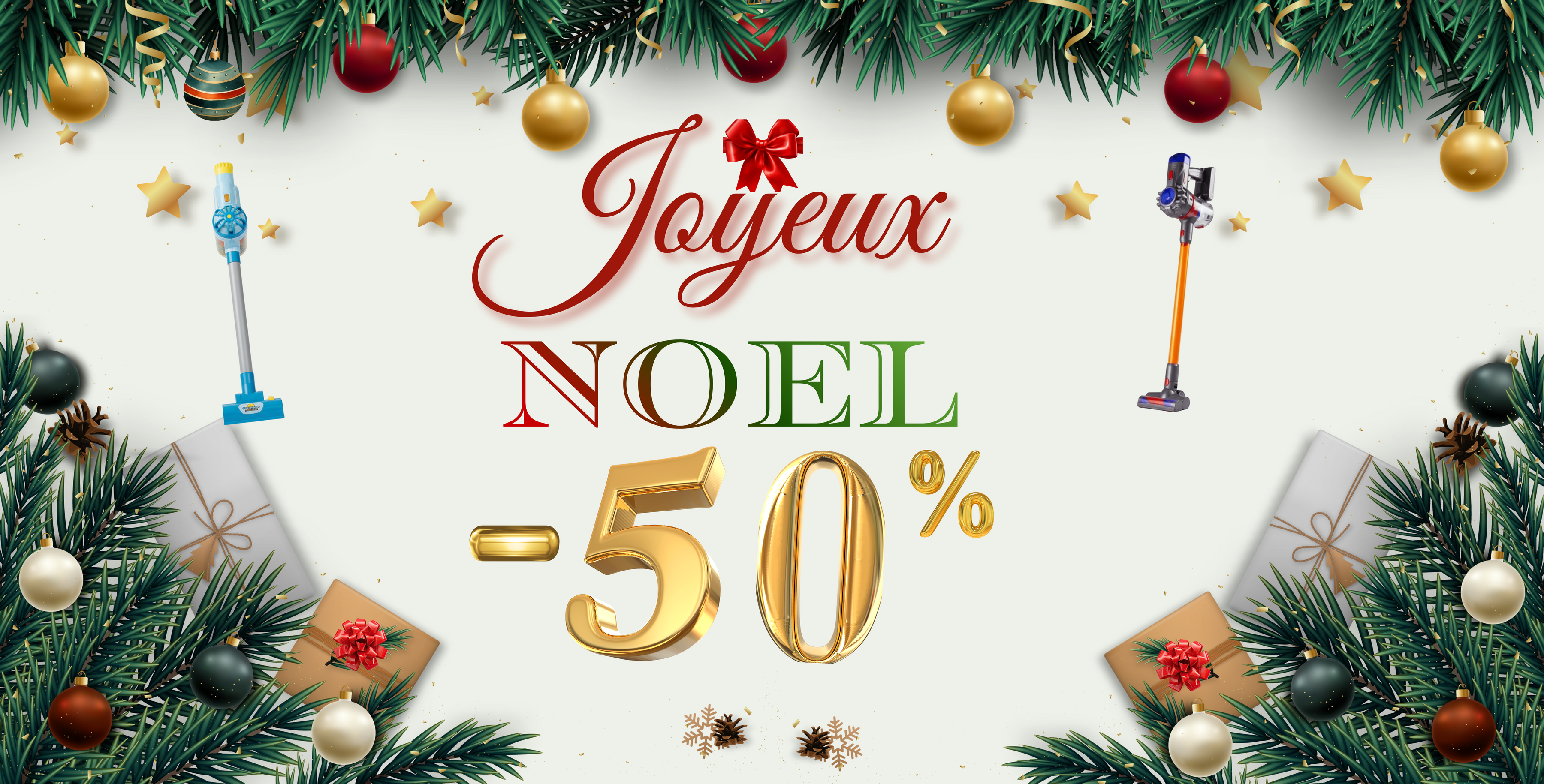 Joyeux noel banniére ordinateur