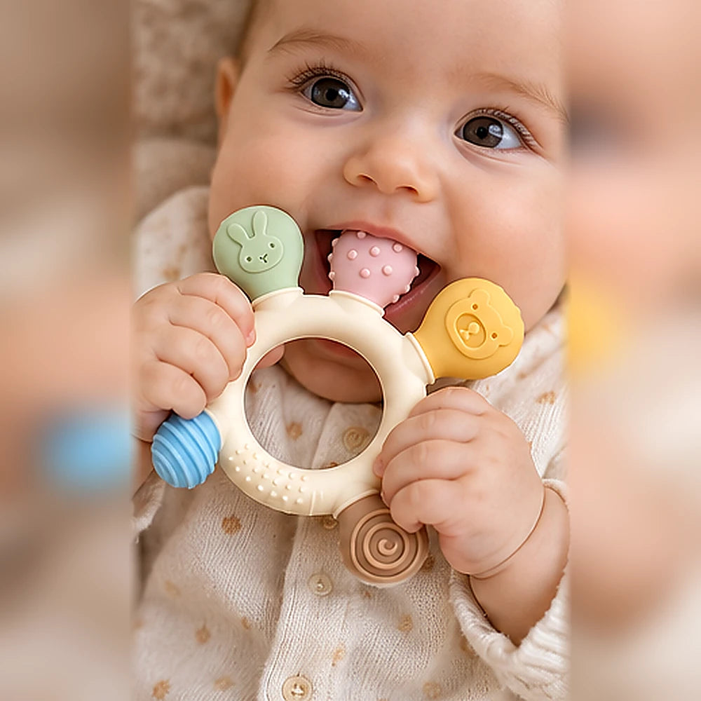 anneau dentition bébé facile à saisir