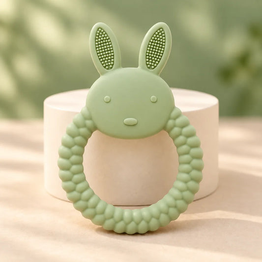 Anneau de dentition lapin vert sauge