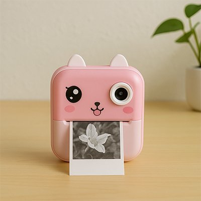 Appareil photo enfant 3 ans avec impression rose