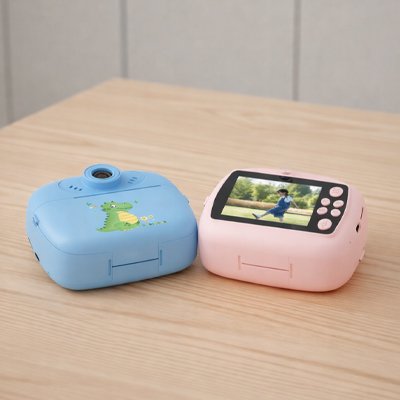 Appareil photo enfant bleu et rose