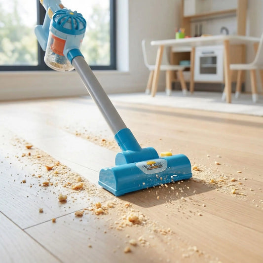 aspirateur enfant avec aspiration réelle bleu