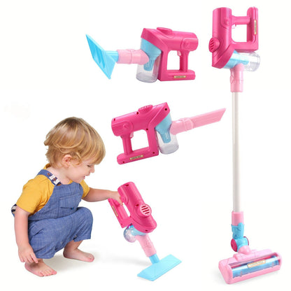 aspirateur enfant ludique educatif rose