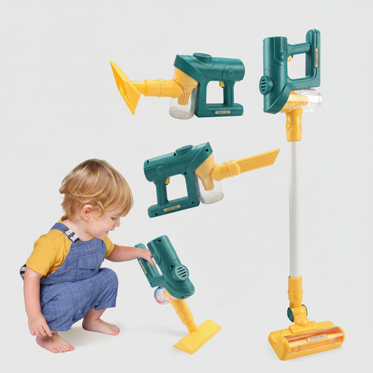 aspirateur enfant ludique educatif vert