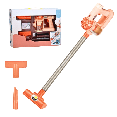 aspirateur enfant jouet éducatif orange