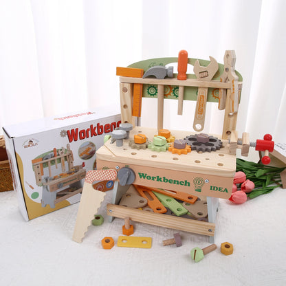 atelier bricolage enfant en bois avec outils
