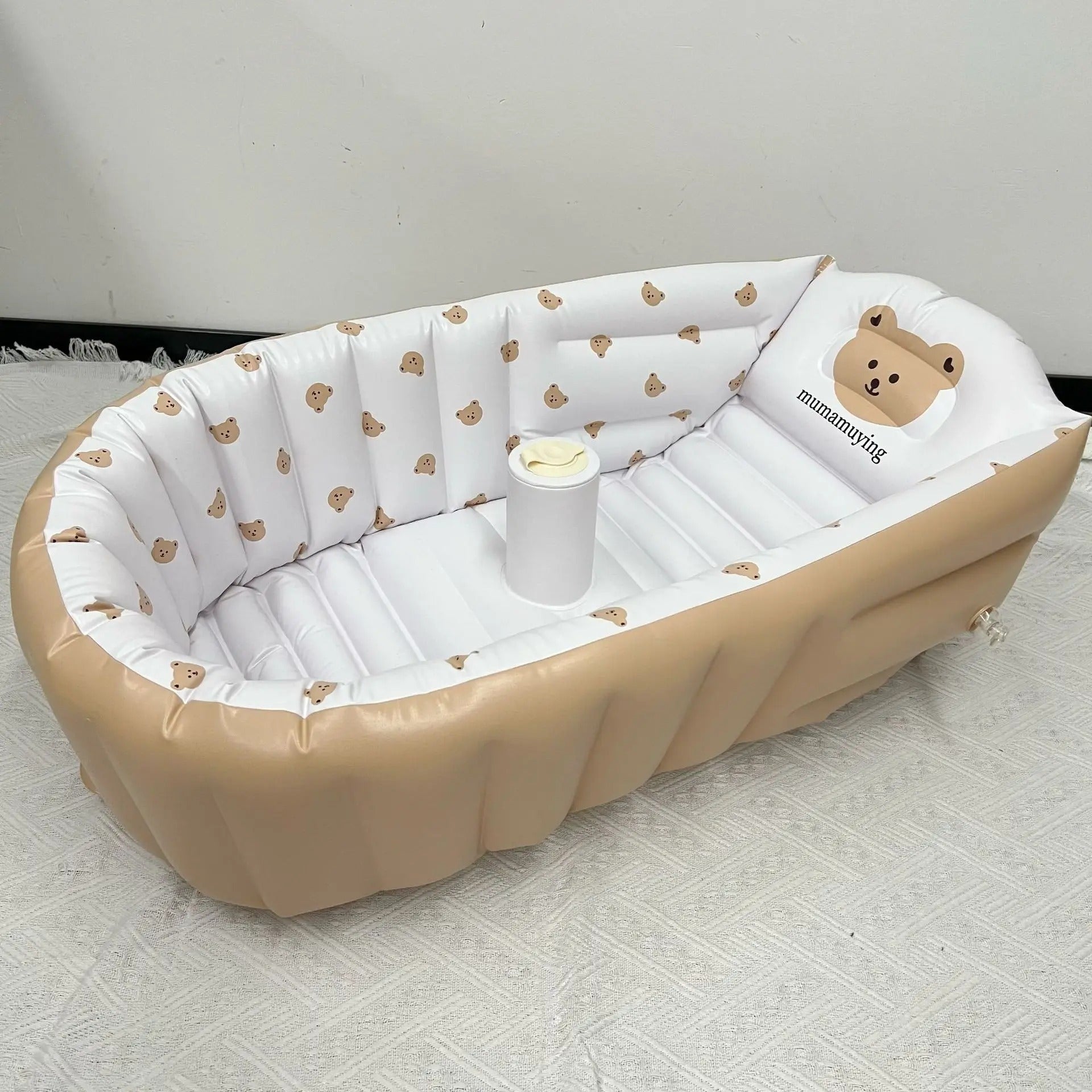 baignoire bebe gonflable ourson