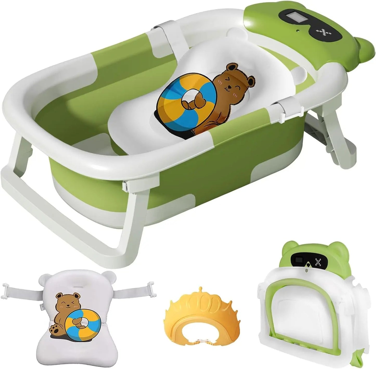 Baignoire bébé Sur Pied | Afficheur de Température Intégré™