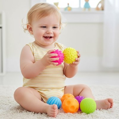 Balle sensorielle bébé amuse enfant